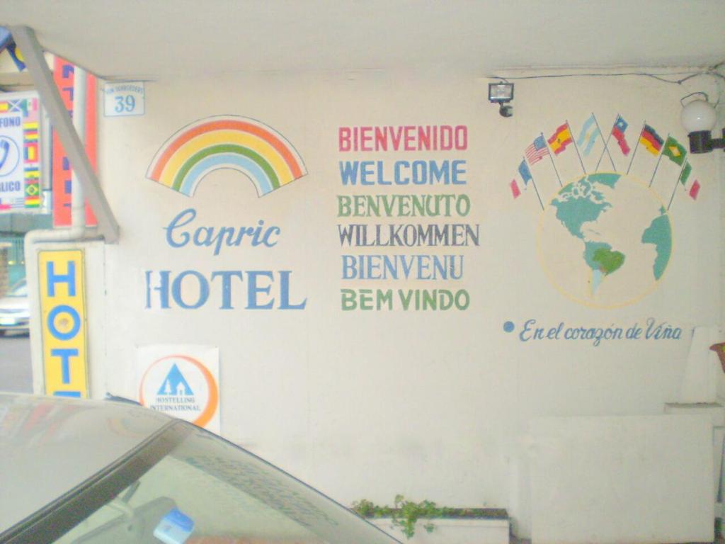 Certifikát, hodnocení, plakát nebo jiný dokument vystavený v ubytování Hotel Capric