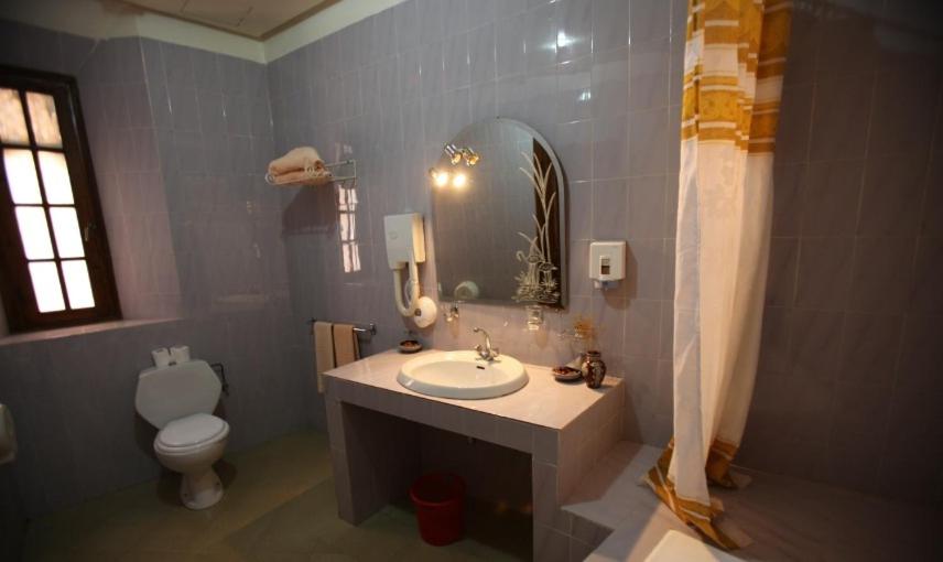 Koupelna v ubytování Hotel Club Hanane