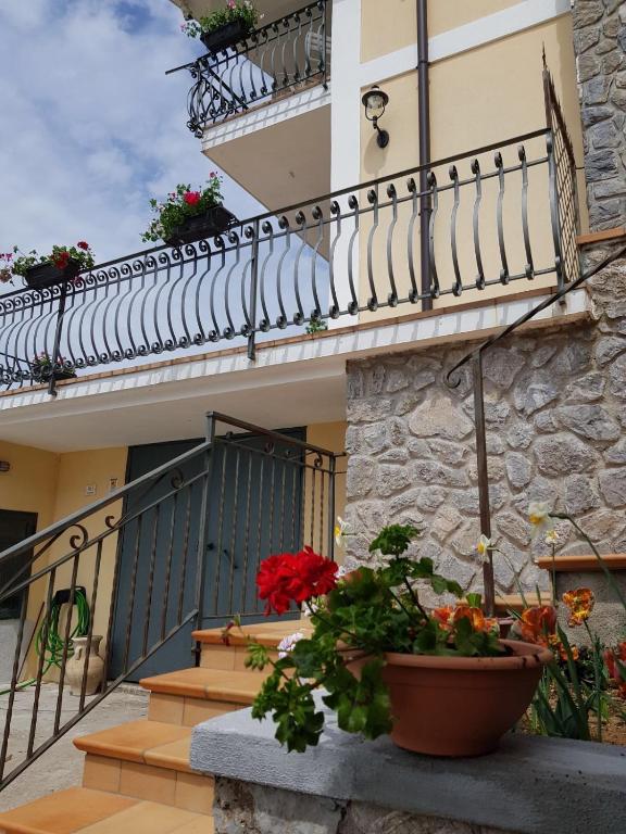 Balkón nebo terasa v ubytování B&B Villa Reginella