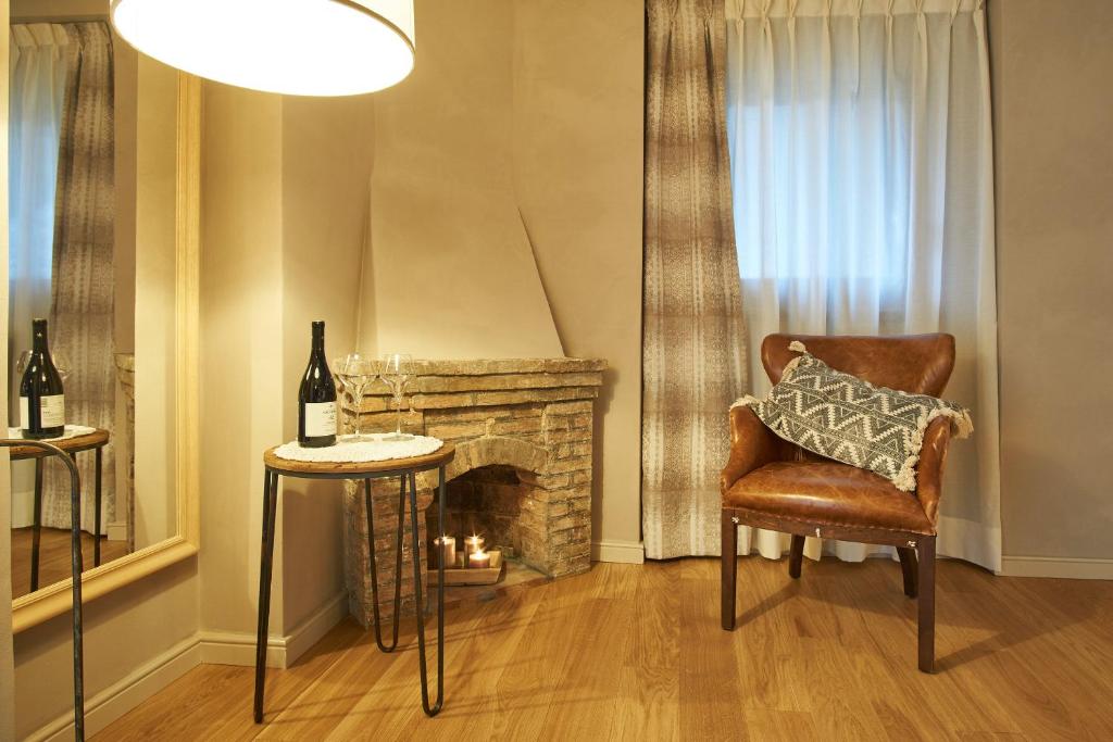 Posezení v ubytování Relais Villa Miraglia