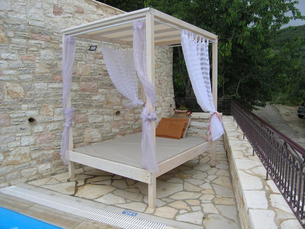The swimming pool at or close to Traditional Stone Villa Olympia