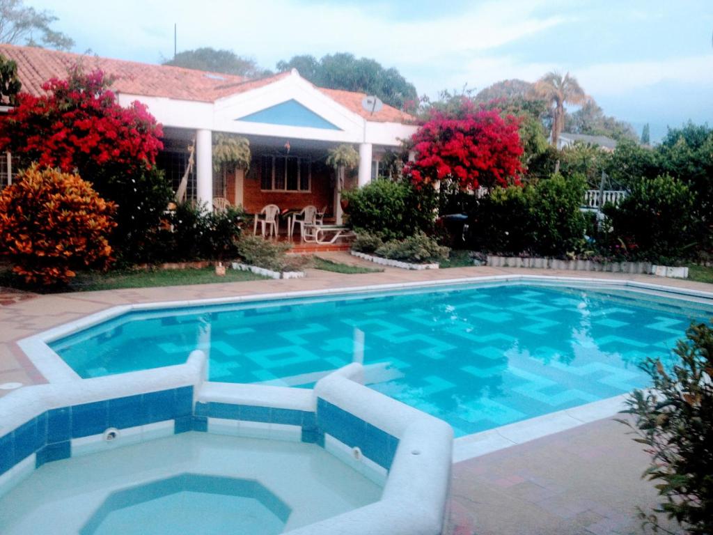 Bazén v ubytování Finca El Ensueño nebo v jeho okolí