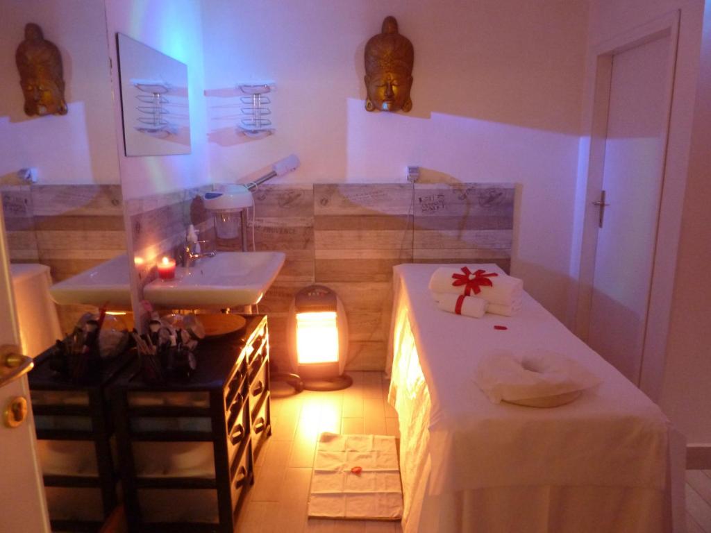 Postel nebo postele na pokoji v ubytování Resort Le Picchiaie