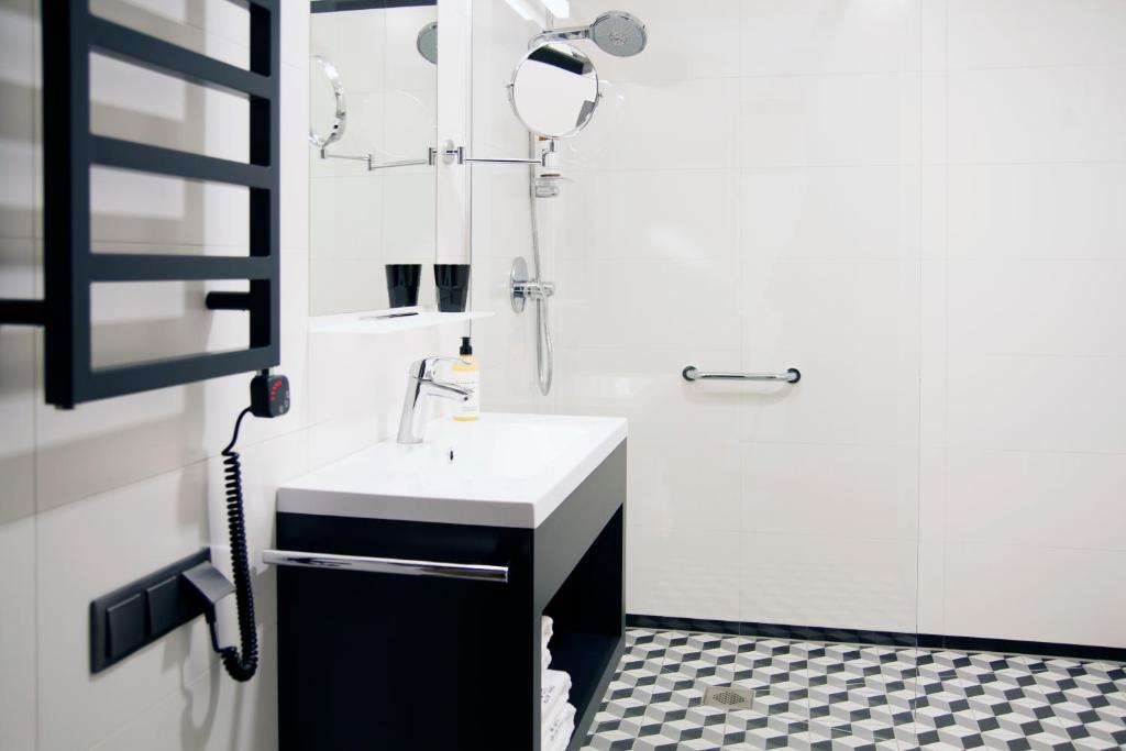 Koupelna v ubytování IBB Hotel Gdańsk