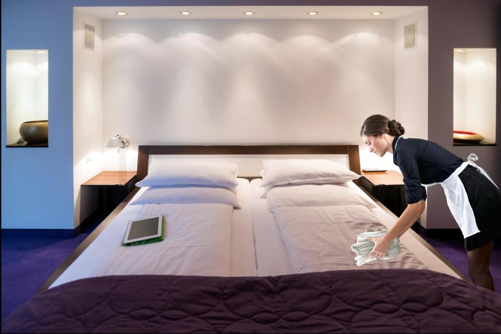 Postel nebo postele na pokoji v ubytování Hotel Etol - Superior