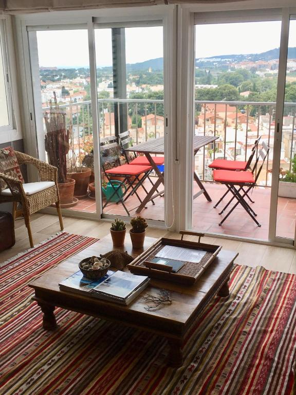 Balkón alebo terasa v ubytovaní Sea Views Penthouse