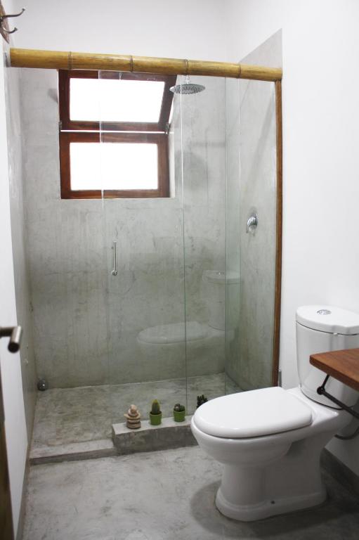 Koupelna v ubytování Casa Pau