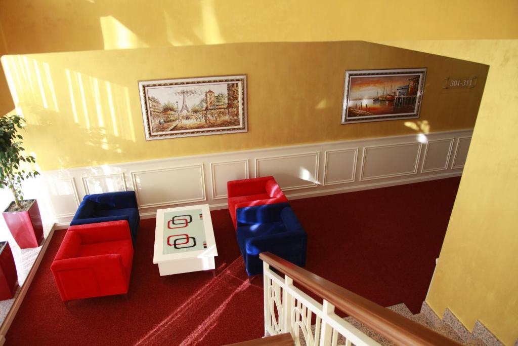 Posezení v ubytování Rozafa Hotel