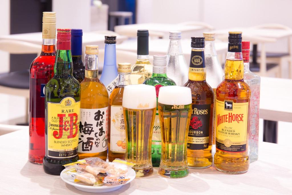 Nápoje v ubytování Kuretake Inn Premium Fujinomiya