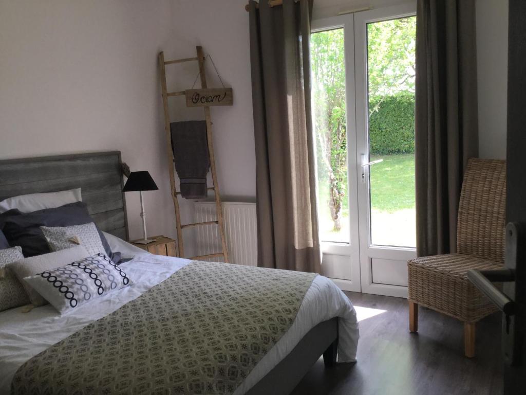 La Maison des Eaux Claires - Chambre Double Avec Vue Sur Piscine