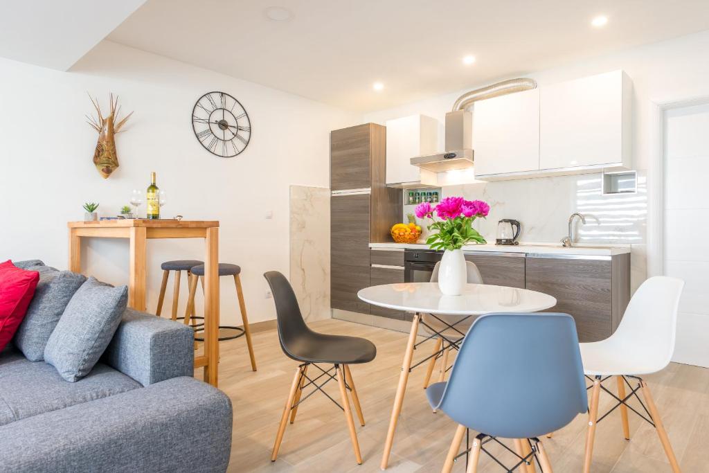Kuchyňa alebo kuchynka v ubytovaní Apartment Hektor