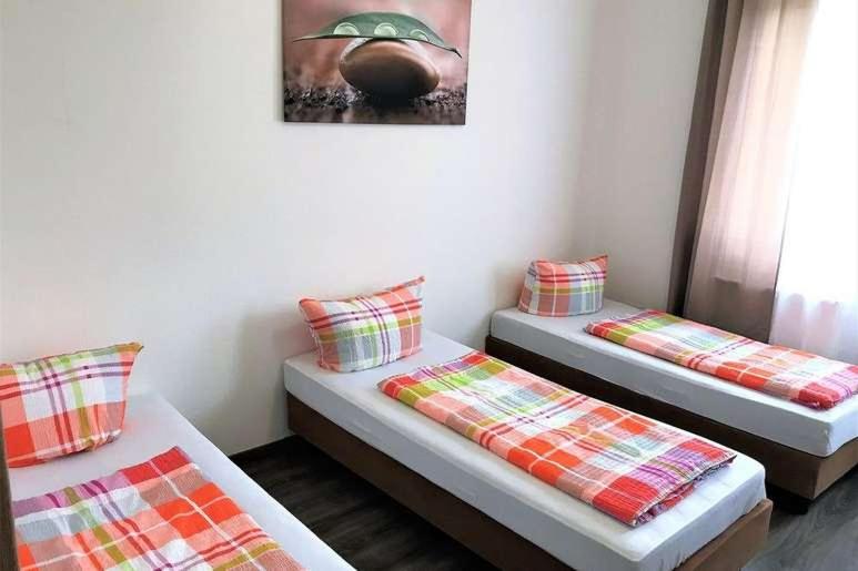 Postel nebo postele na pokoji v ubytování Hostel "Berkut"