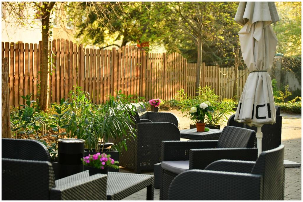 Zahrada ubytování Motel Plus Berlin