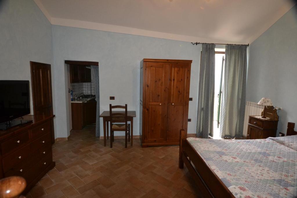 TV a/nebo společenská místnost v ubytování B&B FEDERICO II