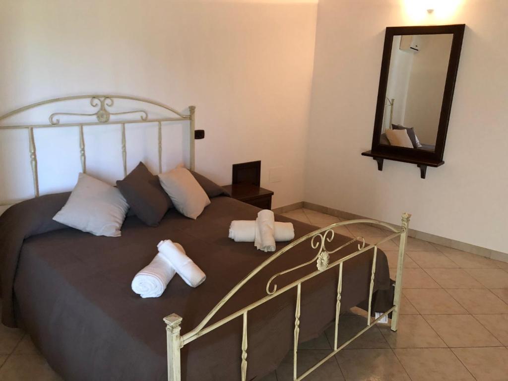 Postel nebo postele na pokoji v ubytování Casa Vacanze Alcantara