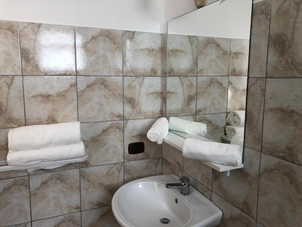 Koupelna v ubytování Casa Vacanze Alcantara