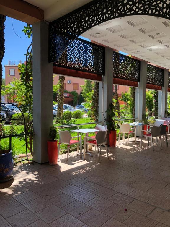 Zahrada ubytování Riad Côté palmeraie