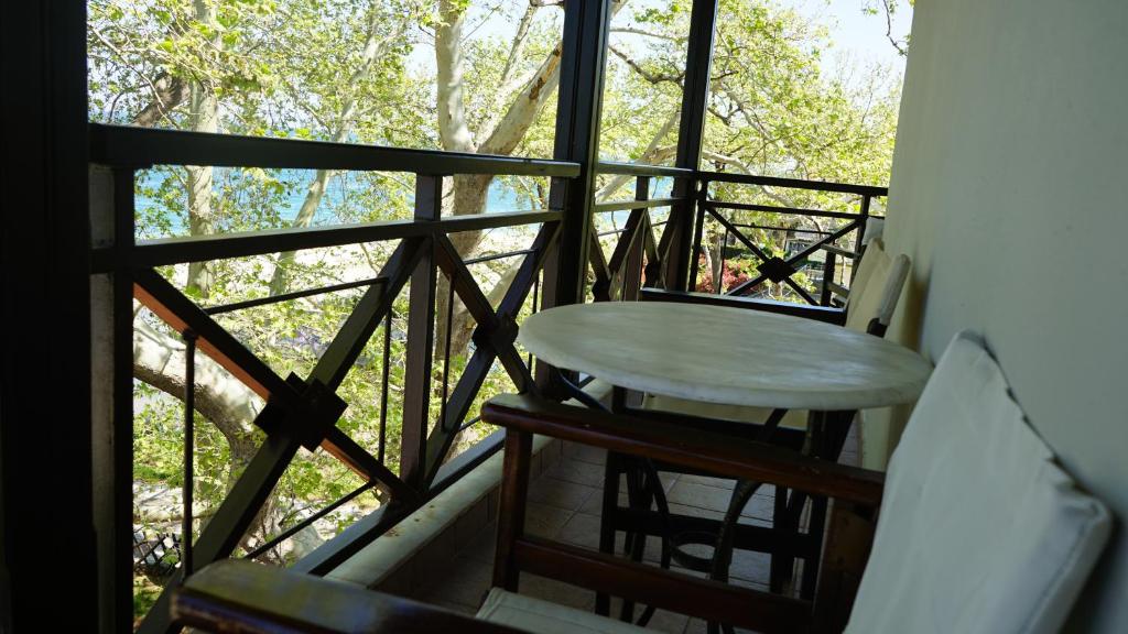 Balkón nebo terasa v ubytování Hotel Morfeas