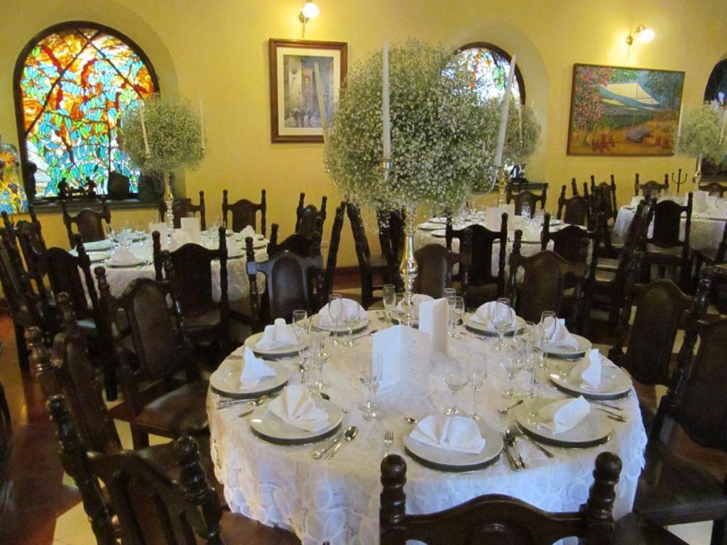 Restaurace v ubytování Posada Coatepec