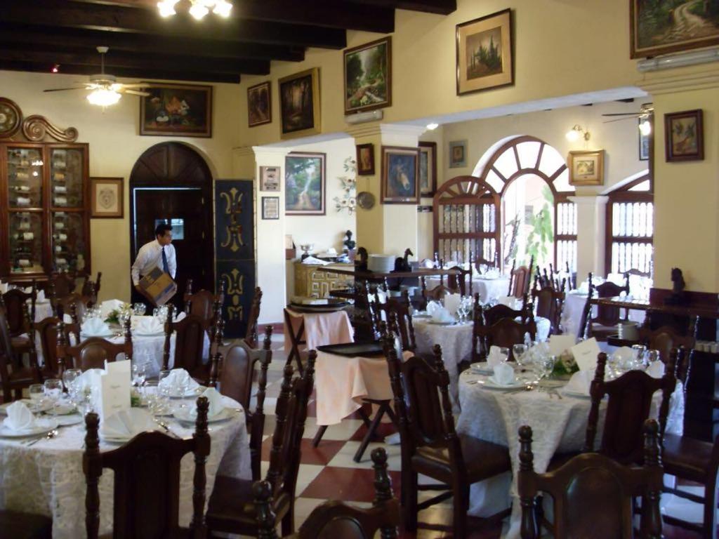 Restaurace v ubytování Posada Coatepec