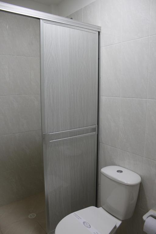 Koupelna v ubytování Hotel Pereira 421