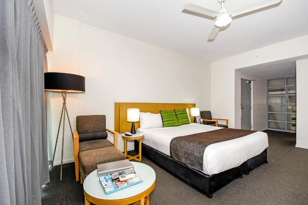 
Hotel Room with City View 
