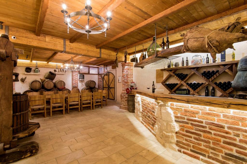 Nápoje v ubytování Wine Resort Adriatic Mikulic