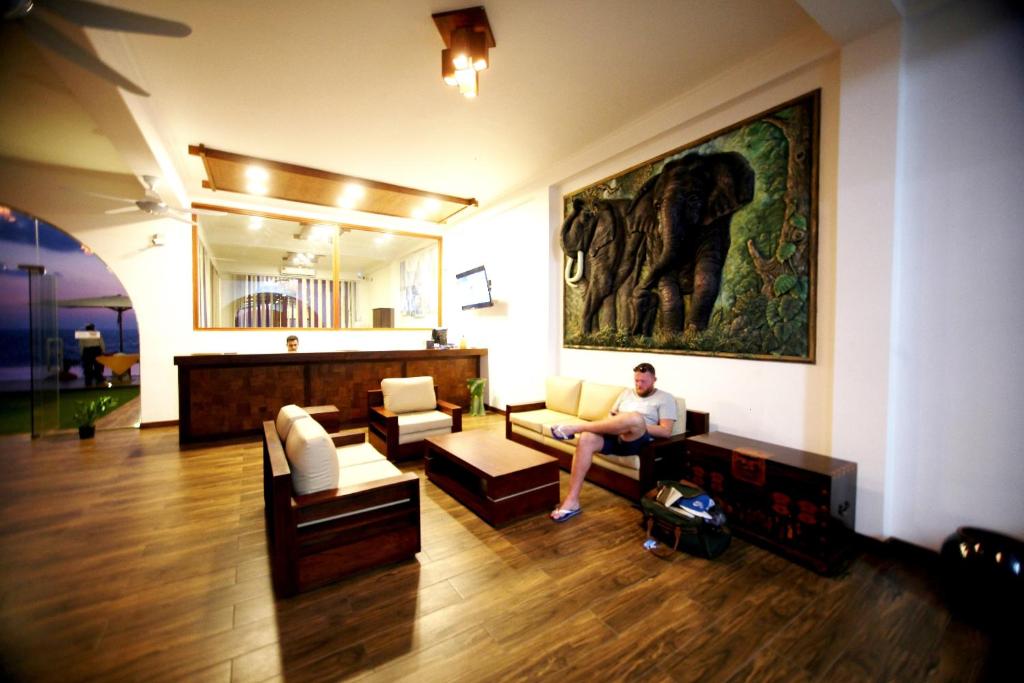 Posezení v ubytování Watergate Resort Unawatuna