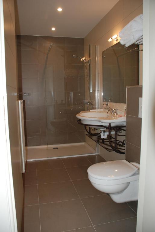 Koupelna v ubytování B&B La Vie En Roses