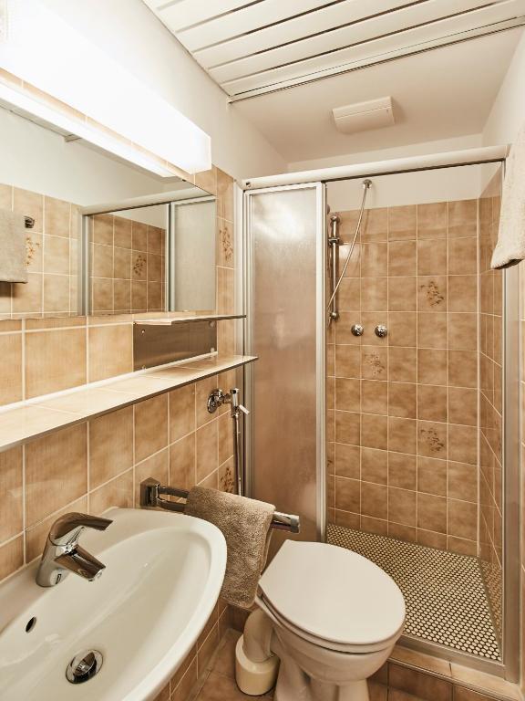Koupelna v ubytování Hotel Imperial