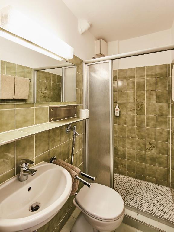 Koupelna v ubytování Hotel Imperial