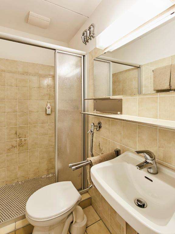 Koupelna v ubytování Hotel Imperial