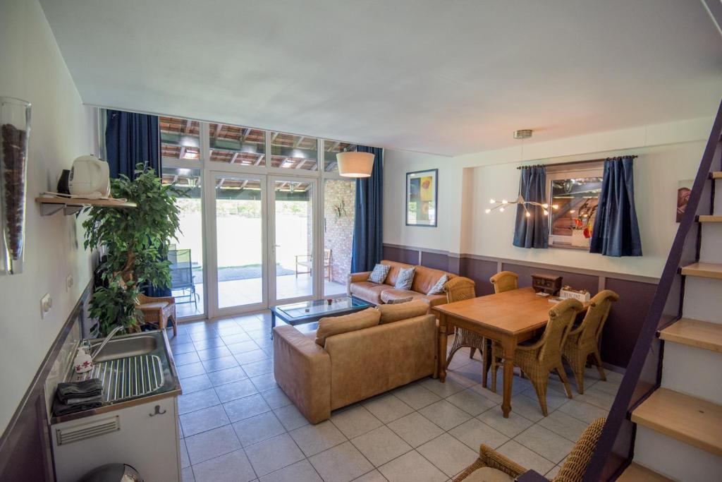 Posezení v ubytování B&B De Kroonhoeve