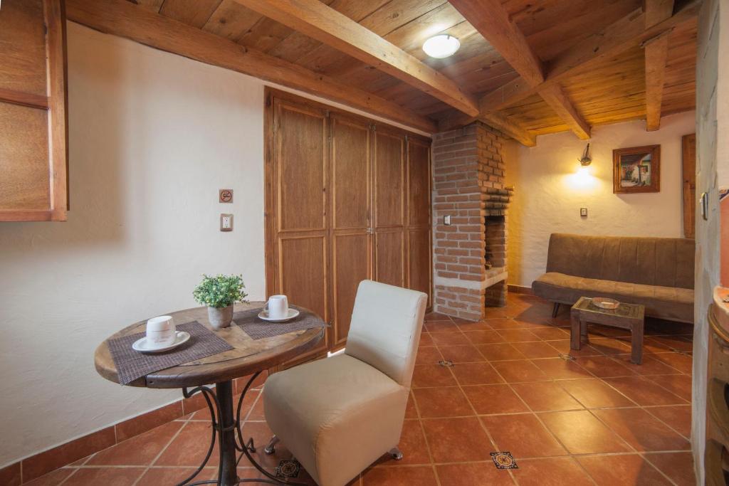 Posezení v ubytování Cabañas Suites Sergia Torres