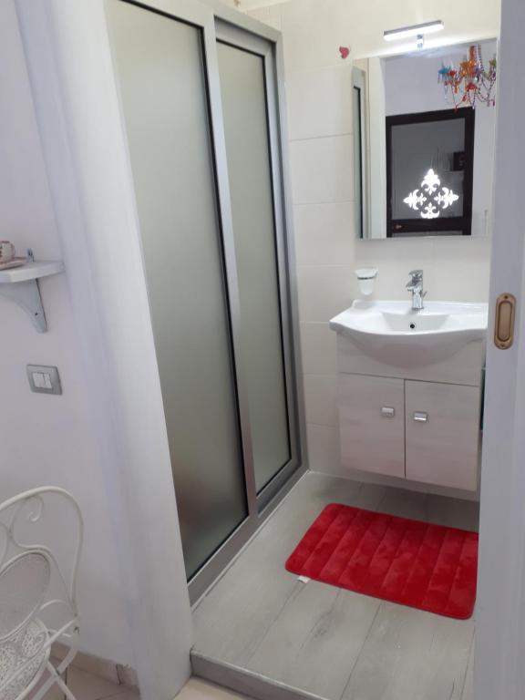 Koupelna v ubytování A casa di Rio