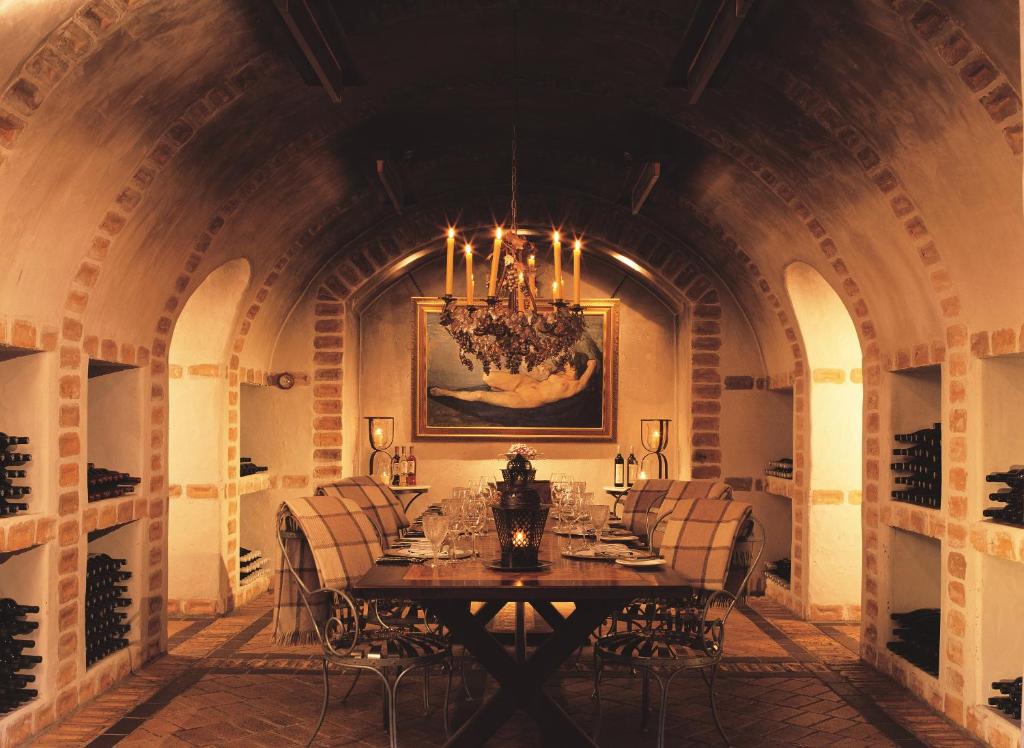 Posezení v ubytování Huka Lodge