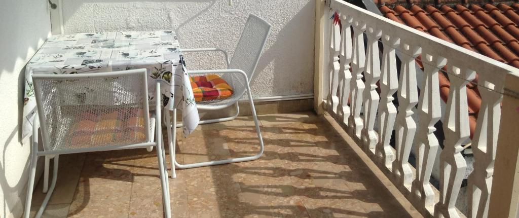 Balkón alebo terasa v ubytovaní Guest House Villa Jadera