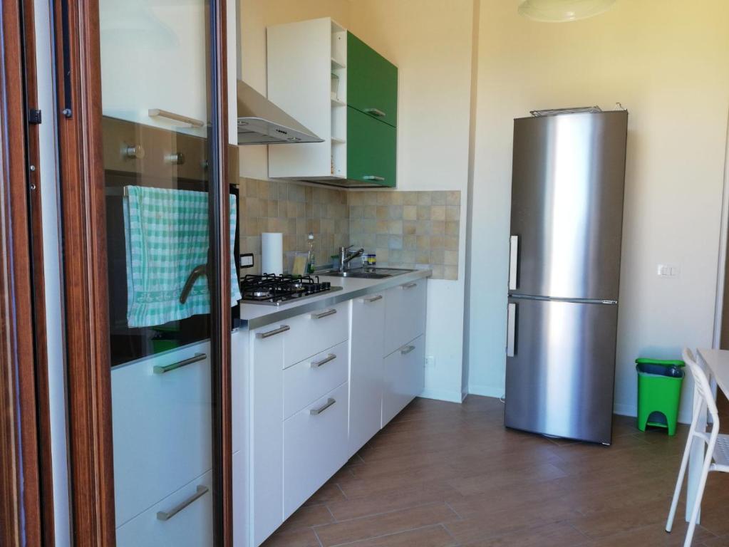 Kuchyň nebo kuchyňský kout v ubytování Backpackers