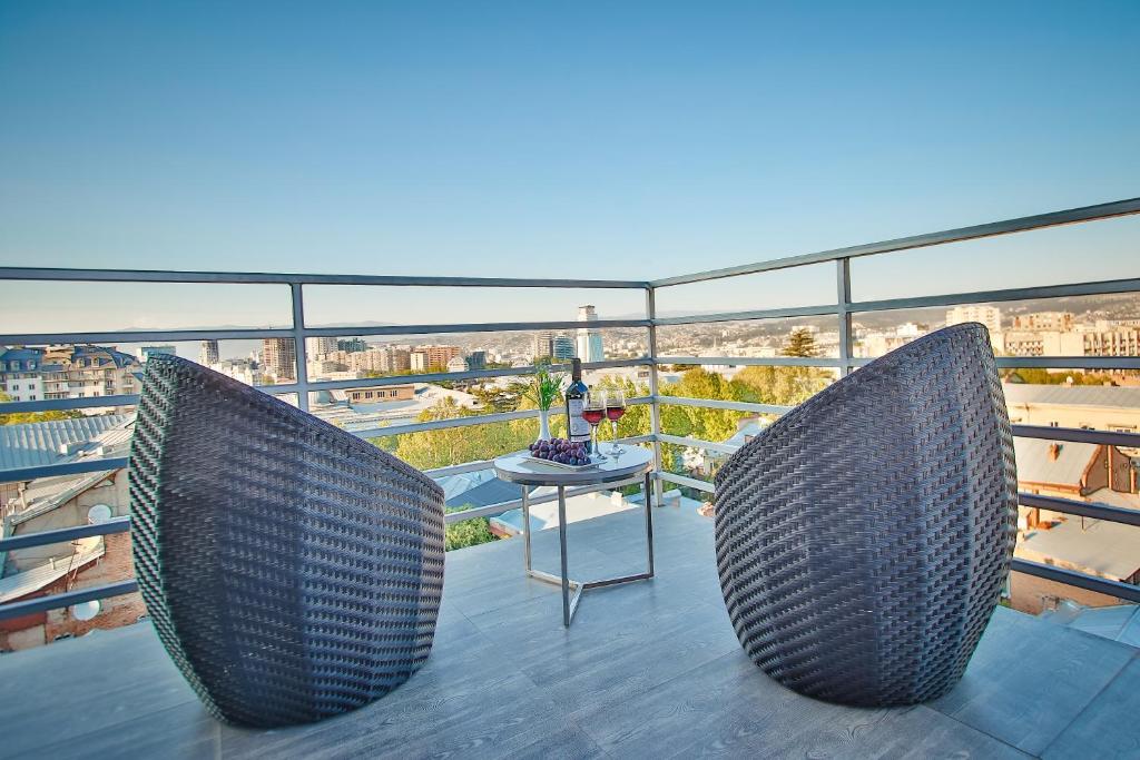 Balkón nebo terasa v ubytování Hotel Orion Tbilisi