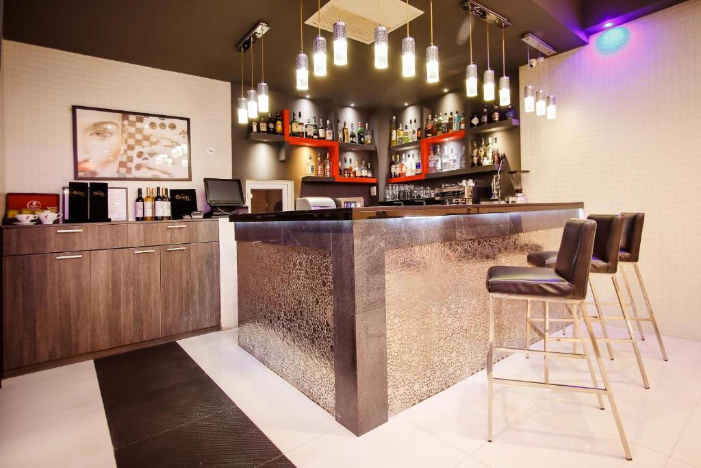 Lounge nebo bar v ubytování Hotel Orion Tbilisi