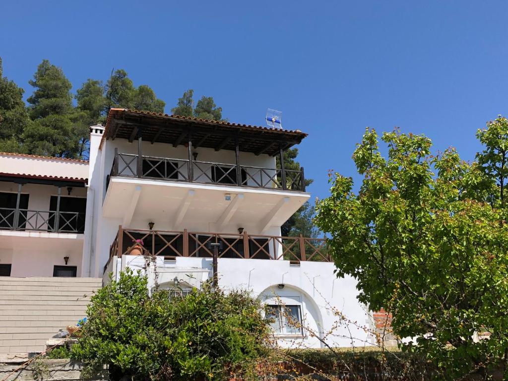 Balkón nebo terasa v ubytování Unique Sea View House