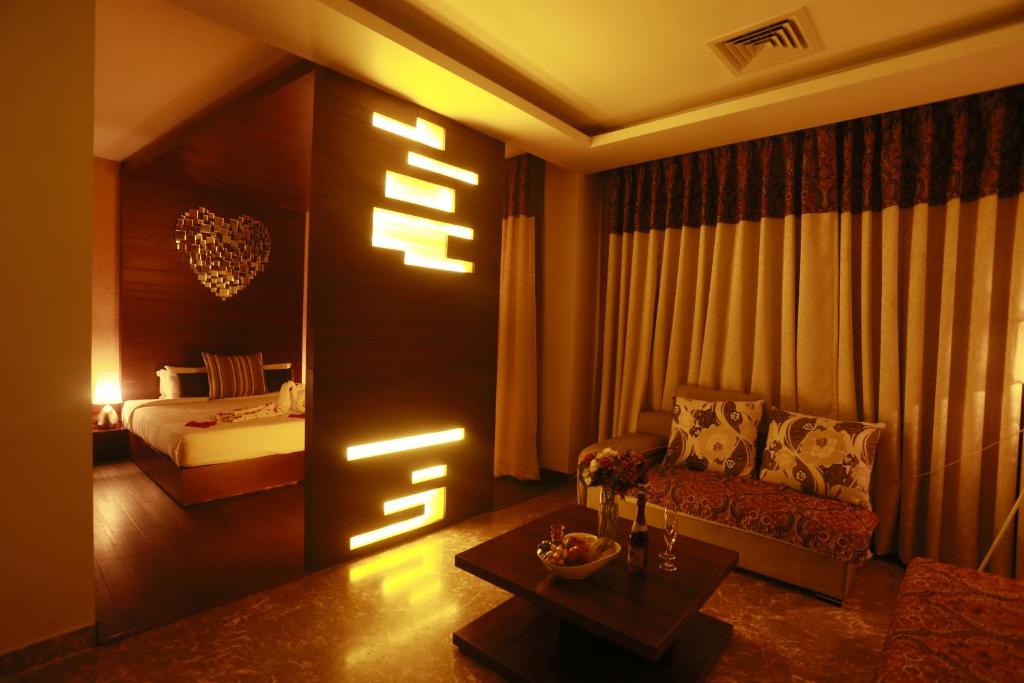 Posezení v ubytování Hotel Alleviate