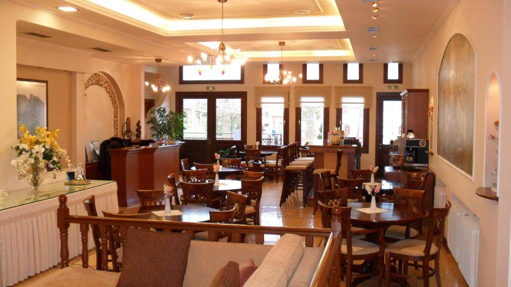 Restaurace v ubytování Xenios Dias Boutique Hotel