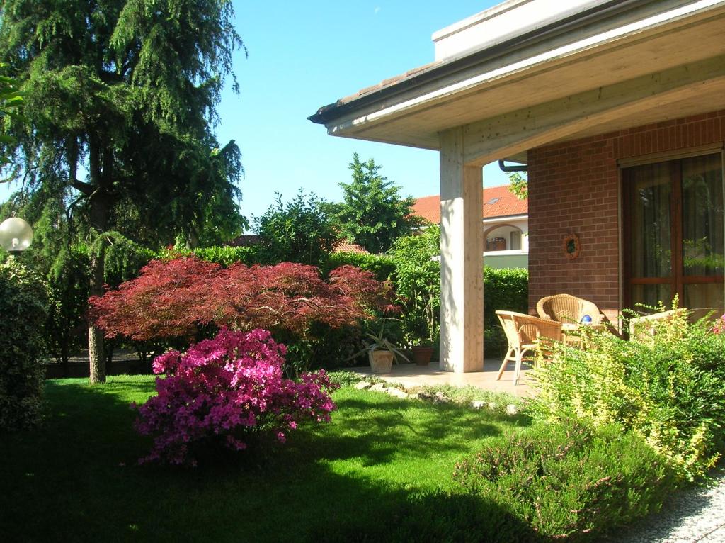 Zahrada ubytování B&B Anna