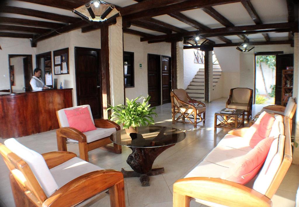 Posezení v ubytování Hotel La Vista