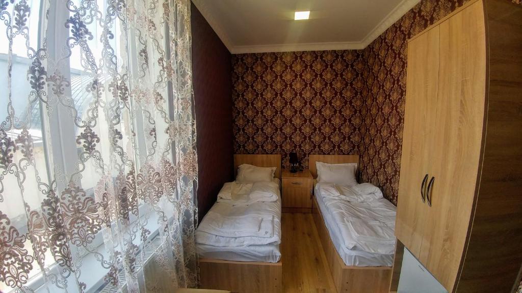 Letto o letti in una camera di Sonya