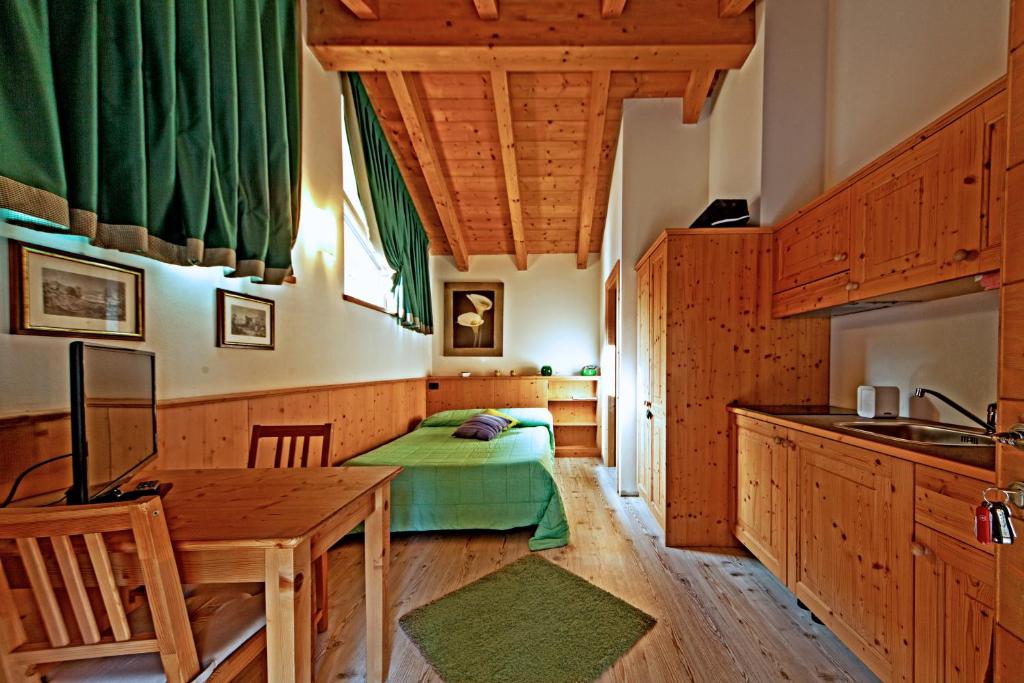 A kitchen or kitchenette at Agriturismo L'Eco