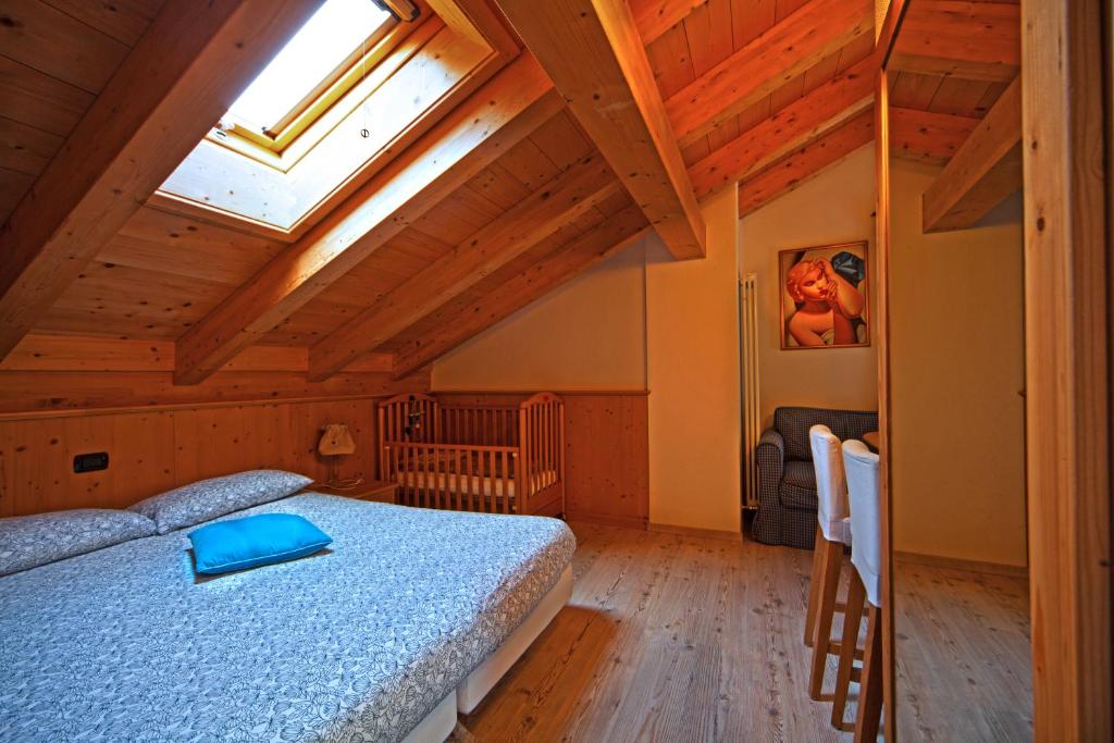 A bed or beds in a room at Agriturismo L'Eco