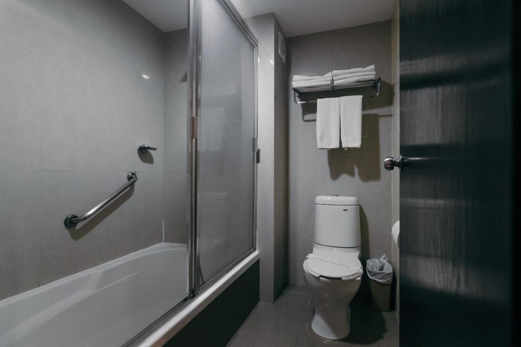 Koupelna v ubytování Hotel El Español Paseo de Montejo