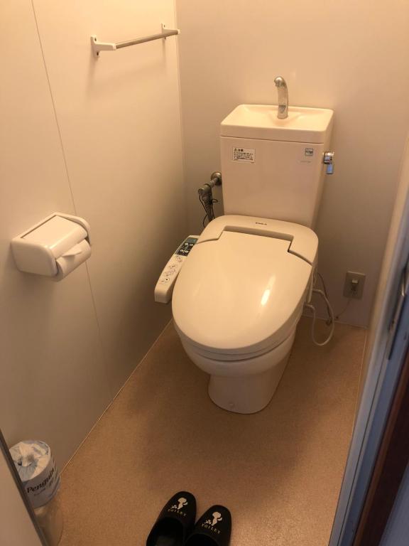 Koupelna v ubytování Hotel Xenia Takinoyashiro